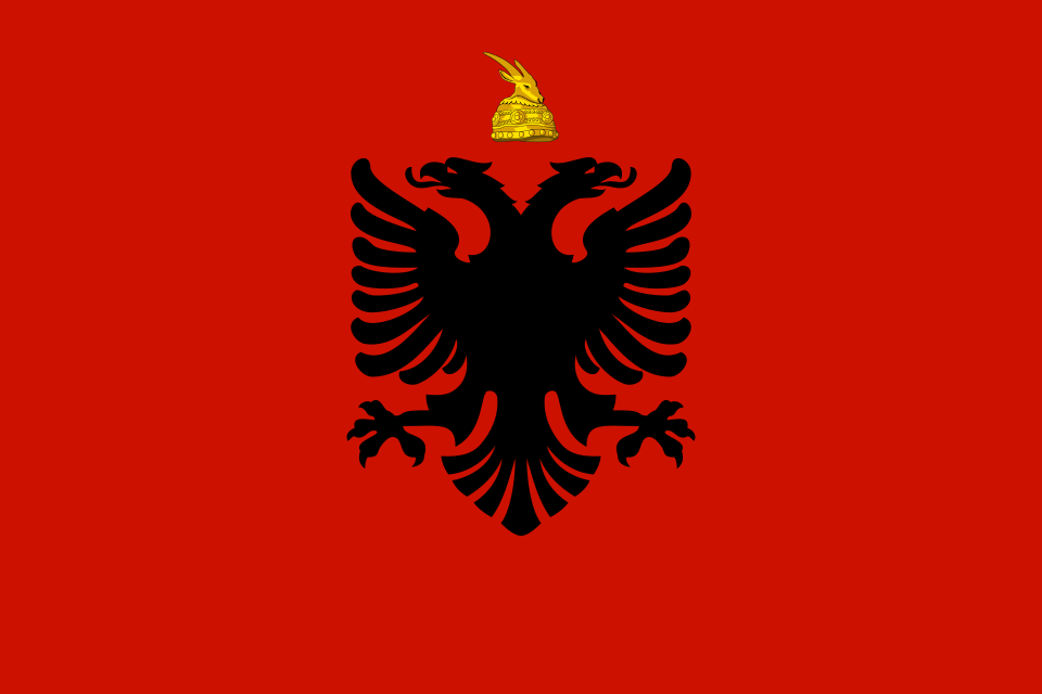 Fayl:Flag of Albania (1934–1939).svg