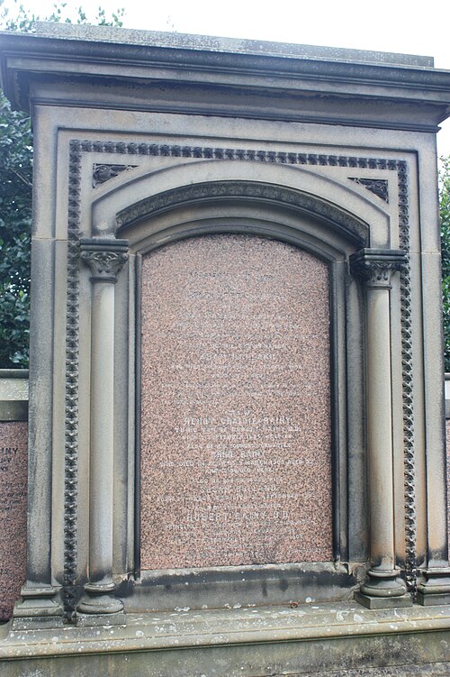 Fayl:Robert Rainy's grave, Dean Cemetery.JPG