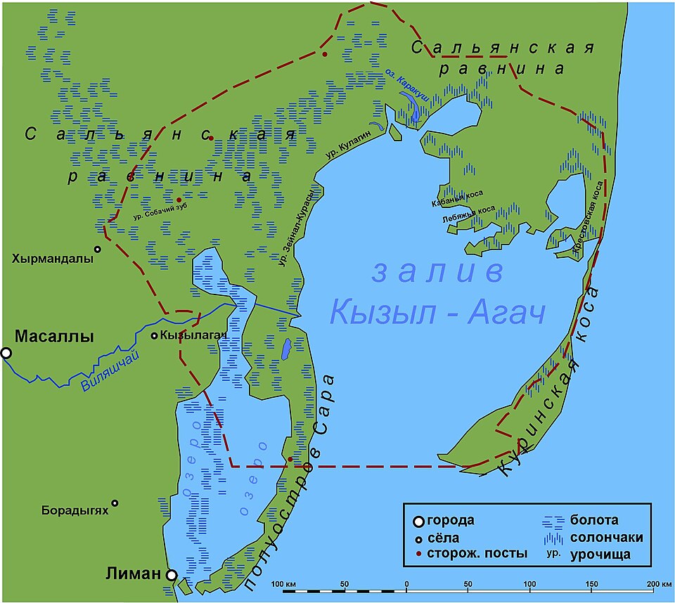 Fayl:Карта Кызылагачского заповедника.jpg