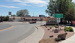 Skyline of Alamosa, Colorado