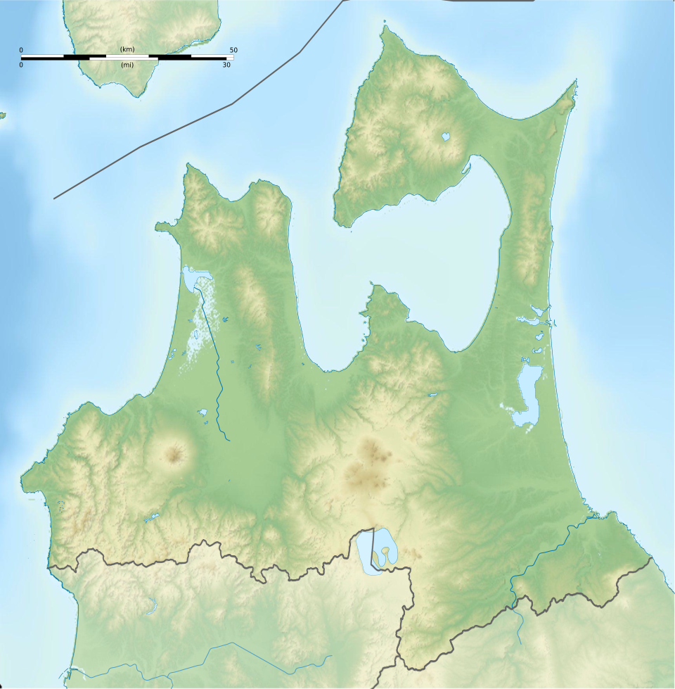 Fayl:Aomori-ken géolocalisation relief.svg