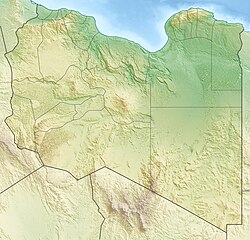 Location map/data/Libya is located in Libya