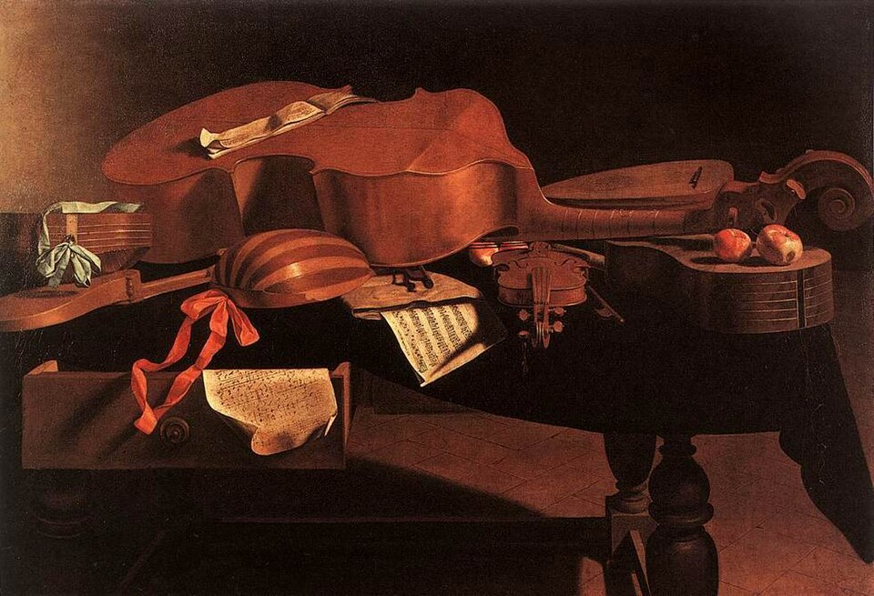 Fayl:Baschenis - Musical Instruments.jpg