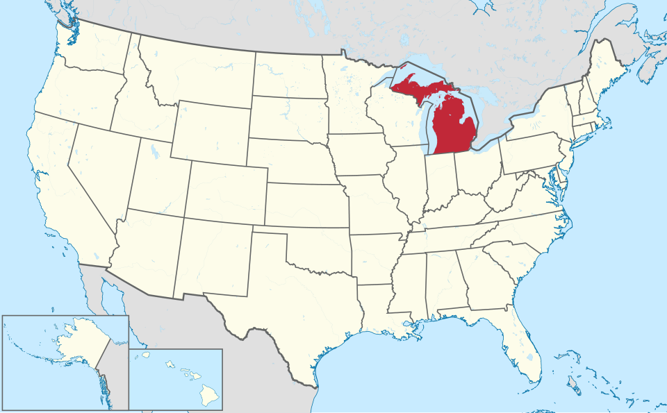 Fayl:Michigan in United States.svg