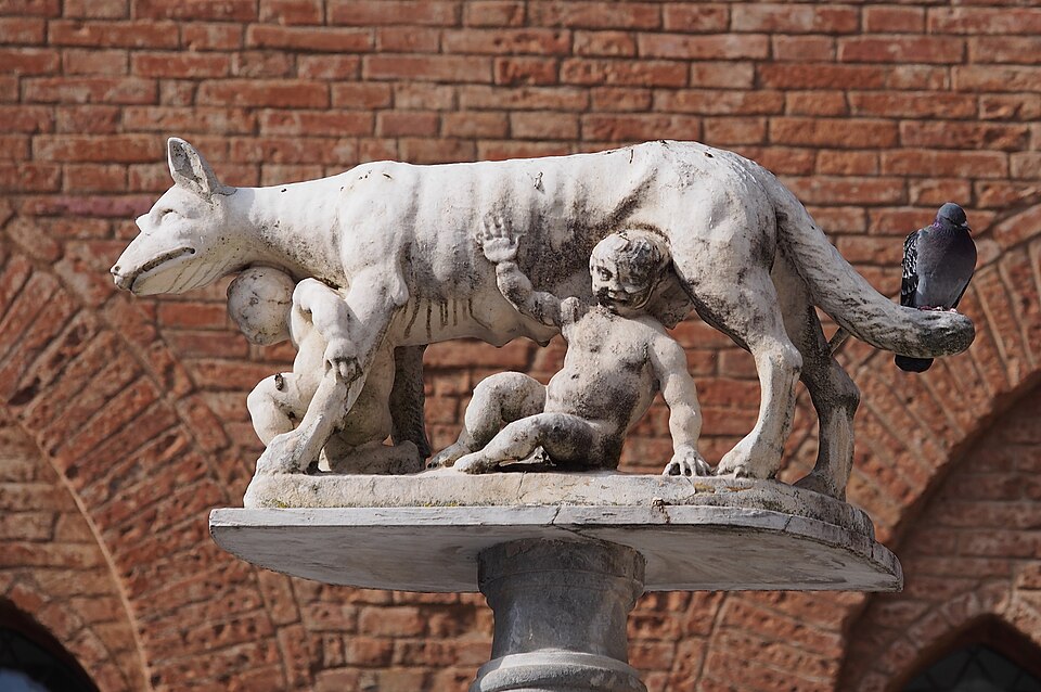 Fayl:Sienese She-Wolf at Siena Duomo.jpg