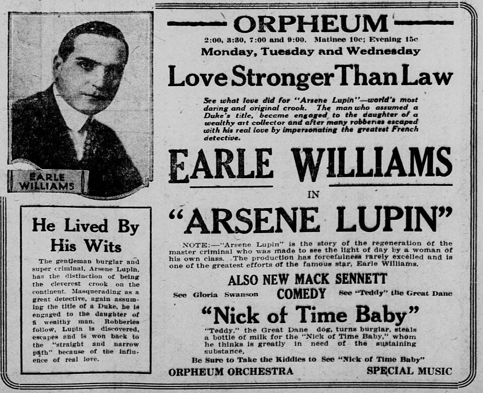 Fayl:Arsene Lupin newspaper advertisement 1917.jpg
