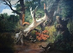 Pontiya botqoqlarida ov qilish (1833-yil)