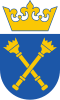 Coat of arms of the Jagiellonian University, two scepters in saltire