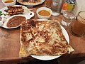 Ichi banan puyresi bilan to'ldirilgan roti