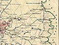 Serebryanka Izmailovka deb imzolangan 1849 yil xaritasi