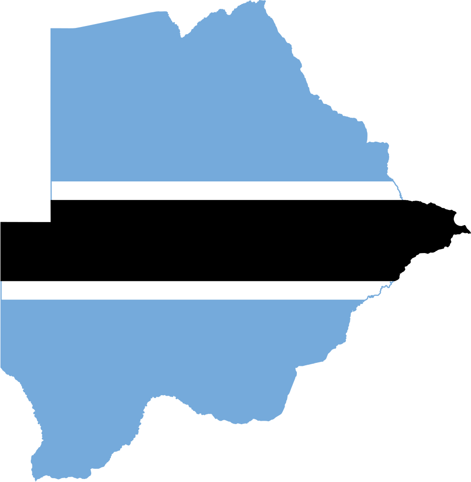 Fayl:Flag map of Botswana.svg
