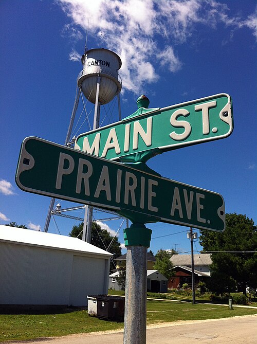 Fayl:Canton streetsign-Prairie and Main.jpg