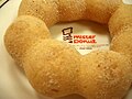 Jigarrang shakarli mochi donut