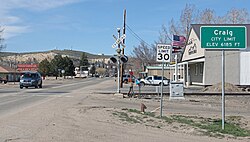 Skyline of Craig, Colorado