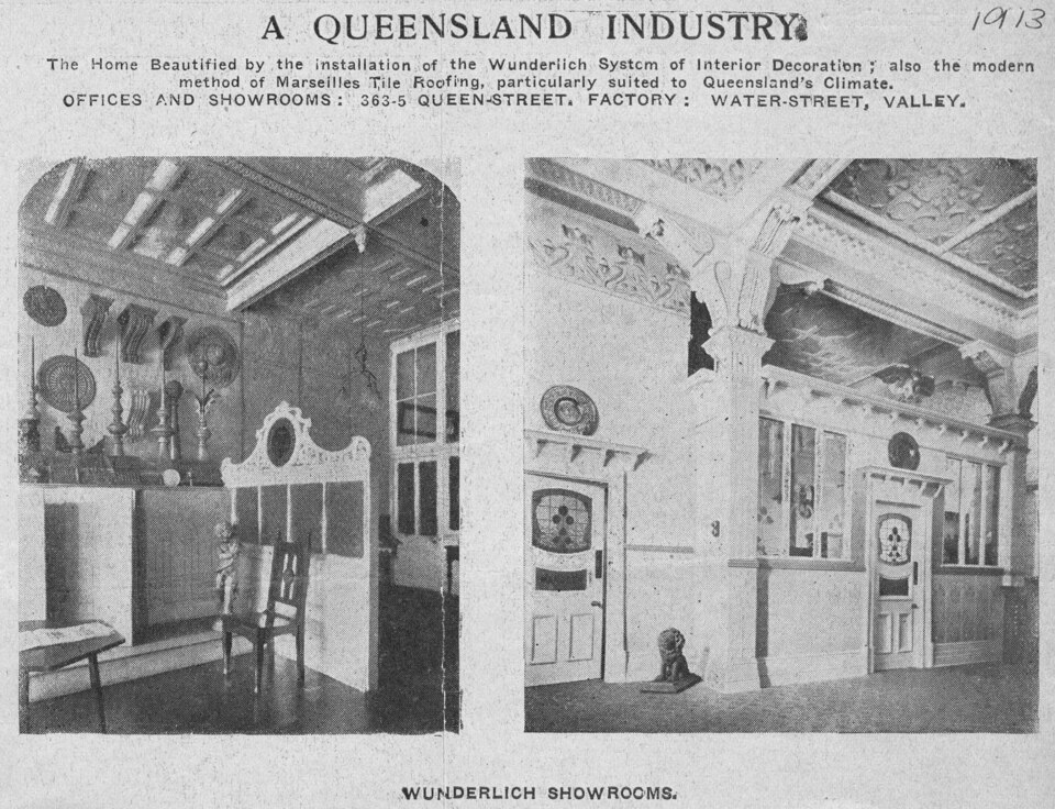 Fayl:Wunderlich showrooms, Brisbane, 1913.tiff