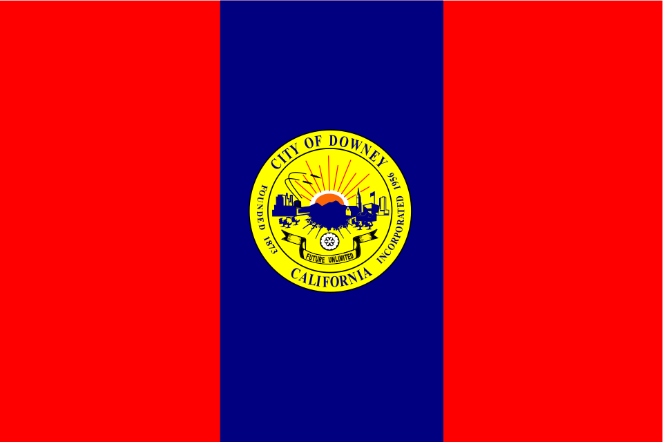 Fayl:Flag of Downey, California.svg