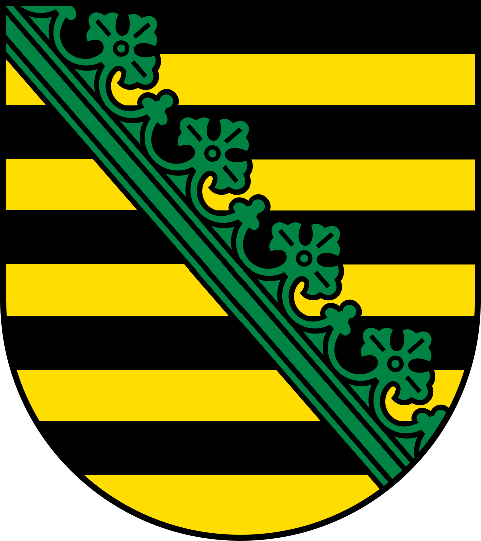 Fayl:Coat of arms of Saxony.svg