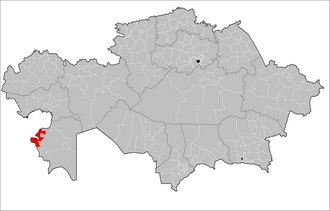 Tupqaragʻan tumani xaritada