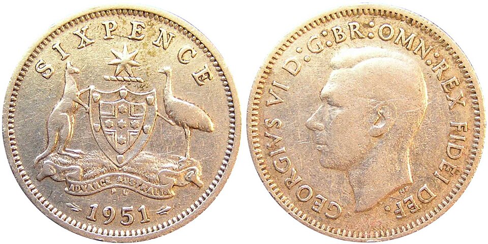 Fayl:Australian 1951 sixpence.jpg