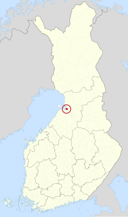 Kempelening Finlandita xaritasida ko'rinishi