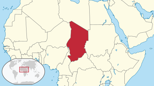 Location of Chad