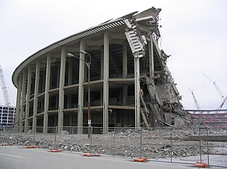 Old Busch Destroyed.