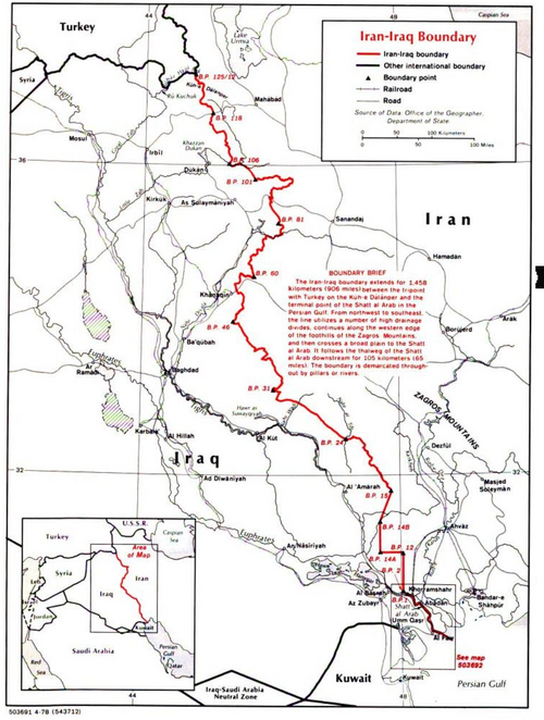 Fayl:Iran Iraq border map.png