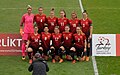 Turkiya ayollar futbol terma jamoasi 2018-yil 7-aprel kuni Estoniya ayollar milliy terma jamaosiga qarshi uy uchrashuvida.