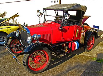1926-yildagi Ford Model T roadsteri