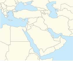 Map of the Middle East