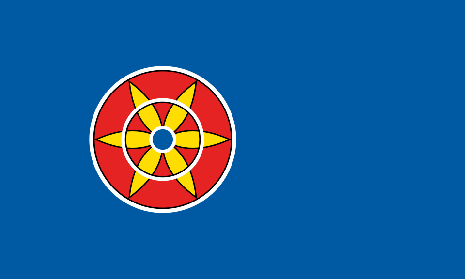 Fayl:Flag of the Kven people.svg
