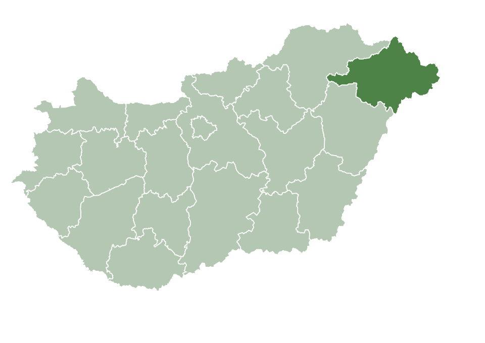 Fayl:HU county Szabolcs-Szatmar-Bereg.svg