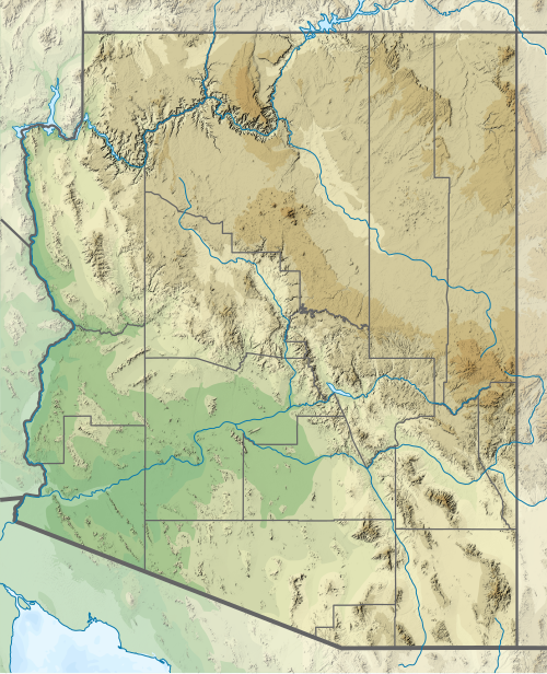 Fayl:USA Arizona relief location map.svg