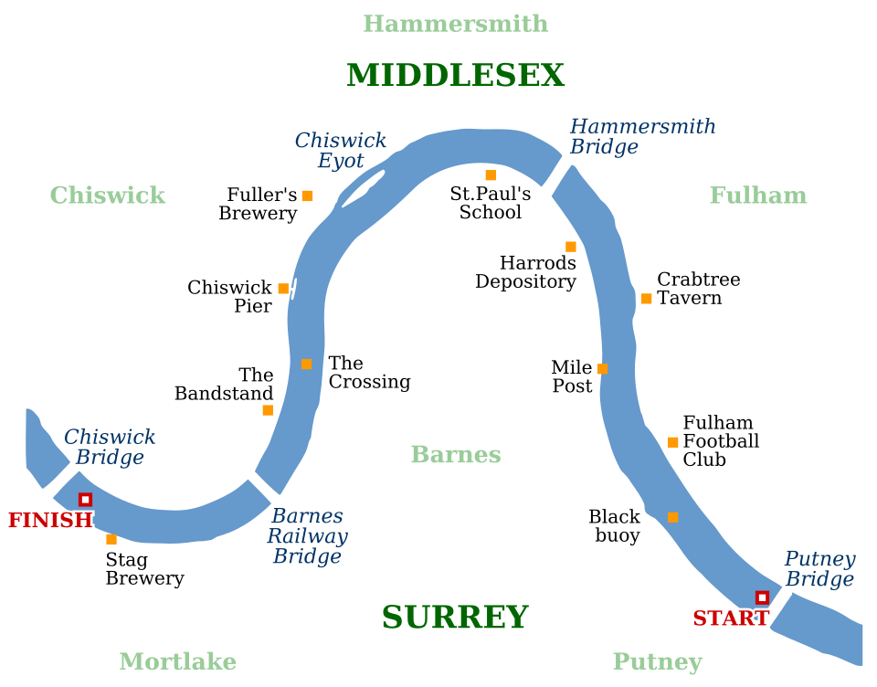 Fayl:University Boat Race Thames map.svg