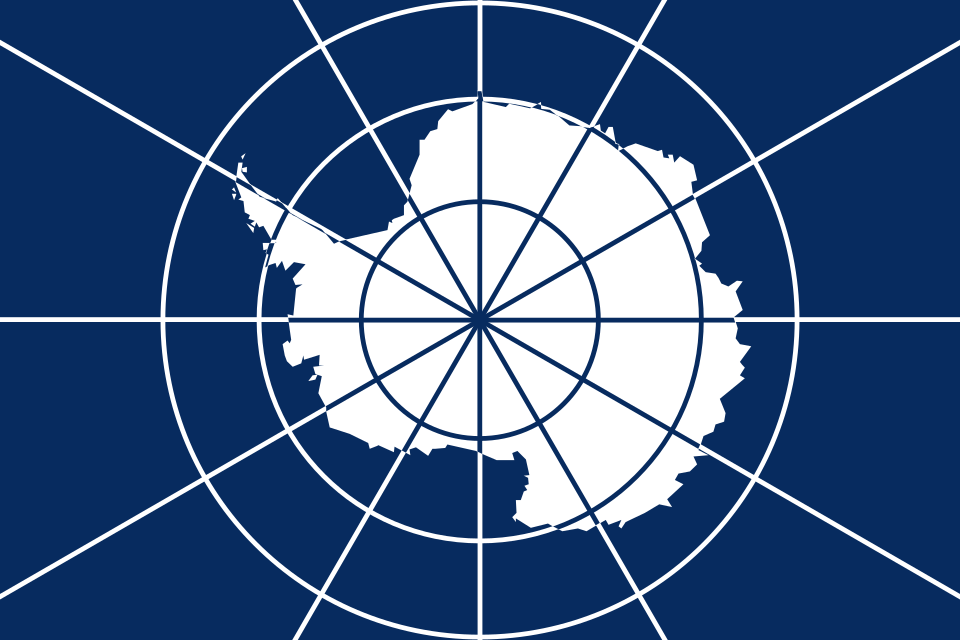 Fayl:Flag of the Antarctic Treaty.svg