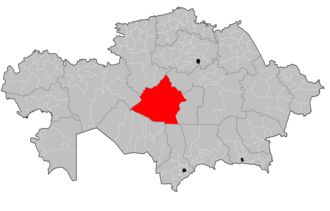Ulitov tumani xaritada