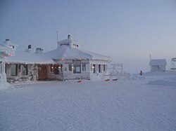 Kaunispää tepaligidagi restoran dengiz sathidan 438 metr balandlikda joylashgan