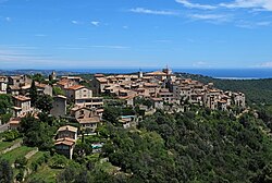 Skyline of Tourrettes-sur-Loup
