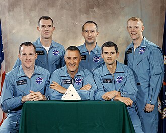 Six men in flight suits