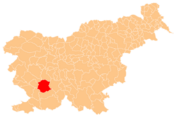 Postojna munitsipaliteti xaritasi