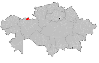 Qargʻali tumani xaritada