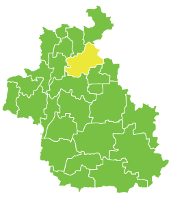 Nohiyaning Idlib muhofazasida joylashuvi.