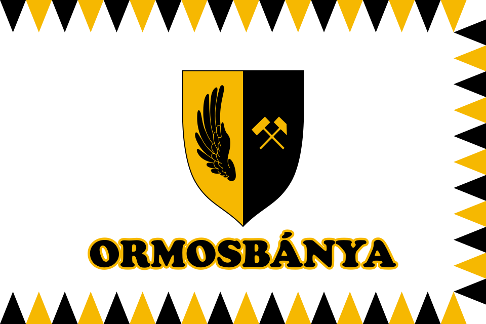 Fayl:Flag of Ormosbánya.svg