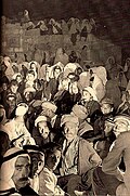Halhuldagi qishloq aholisi ochiq osmon ostidagi kinoteatrda, 1940-yil.