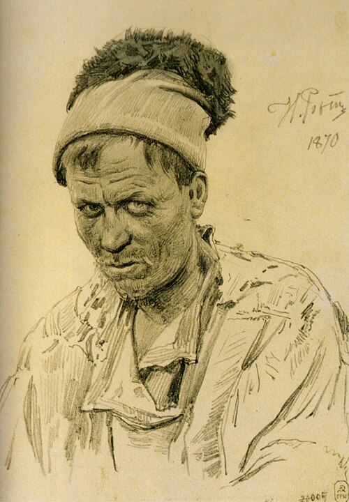 Fayl:1870Репин. Голова бурлака.jpg