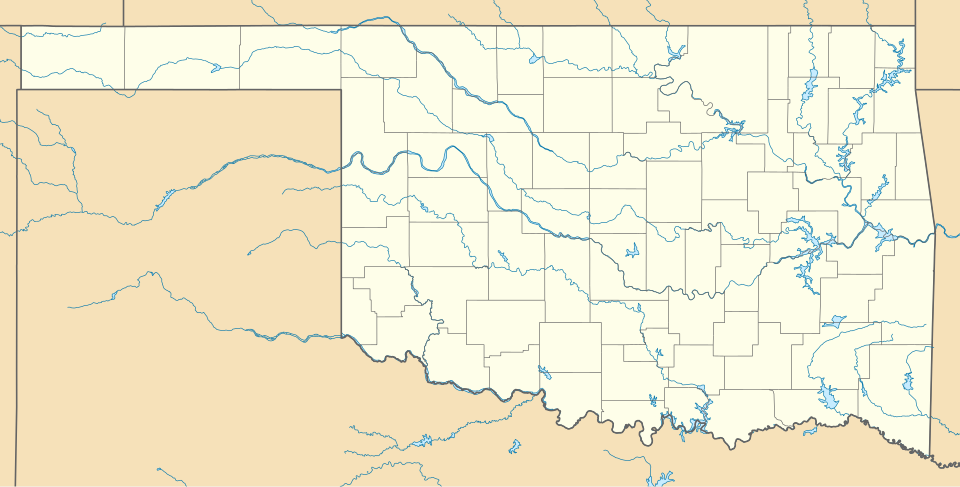 Fayl:USA Oklahoma location map.svg