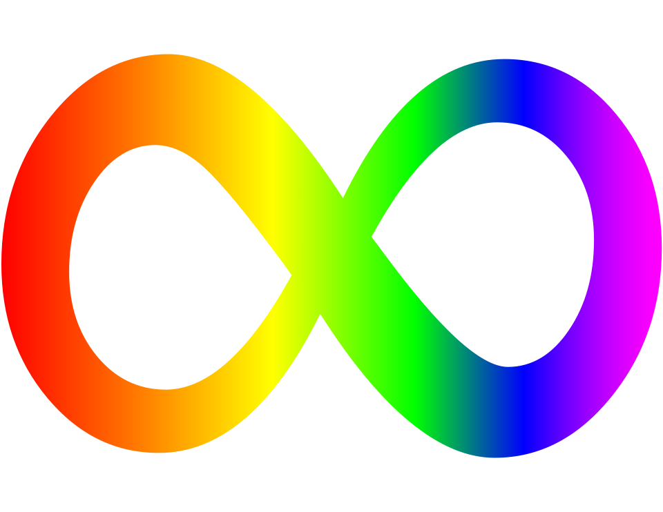Fayl:Autism spectrum infinity awareness symbol.svg