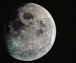 Apollo 8 ekipaji tomonidan suratga olingan Oy, 1968