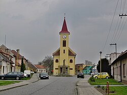 Skyline of Kostelany nad Moravou