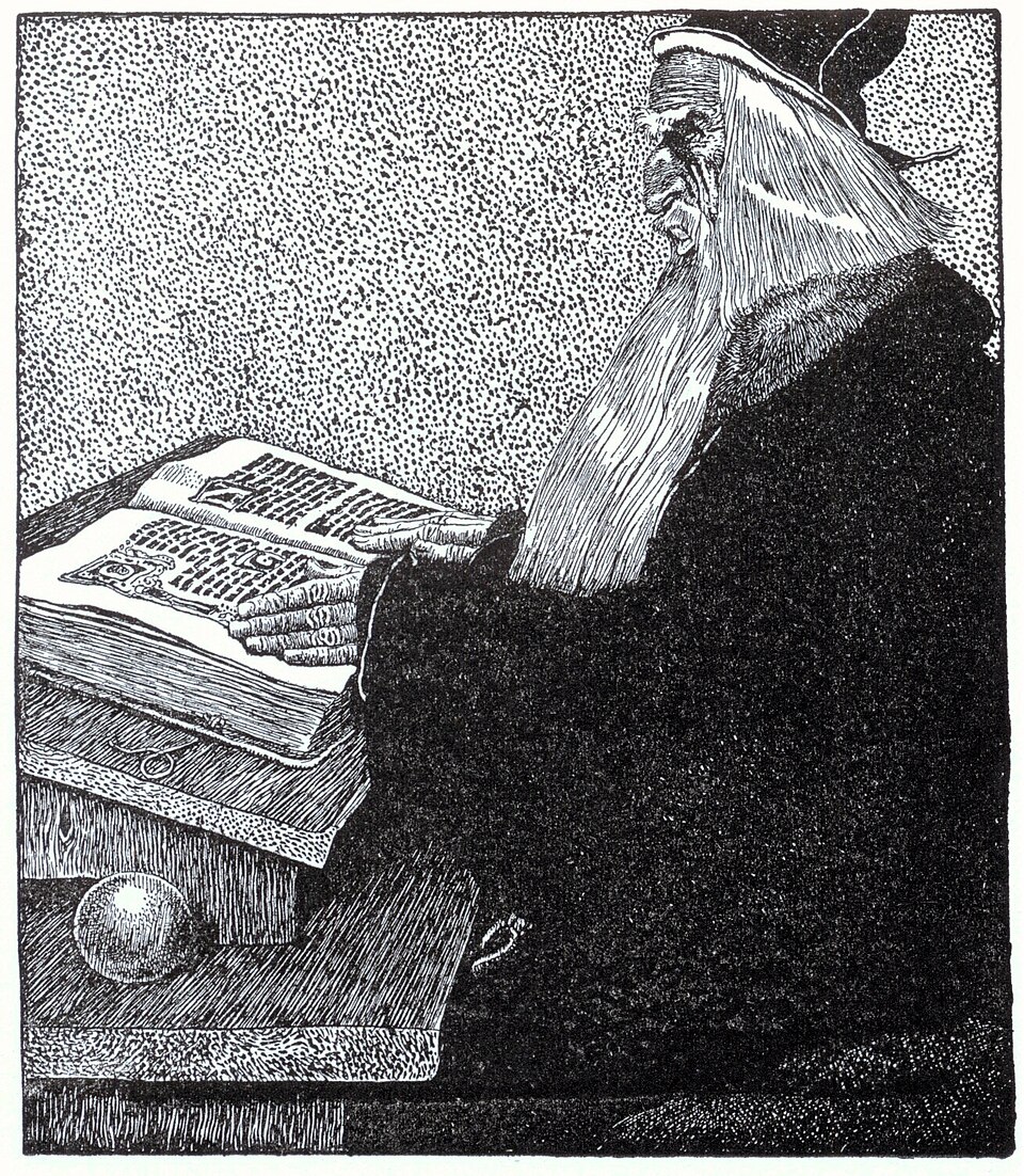 Fayl:Arthur-Pyle The Enchanter Merlin.JPG
